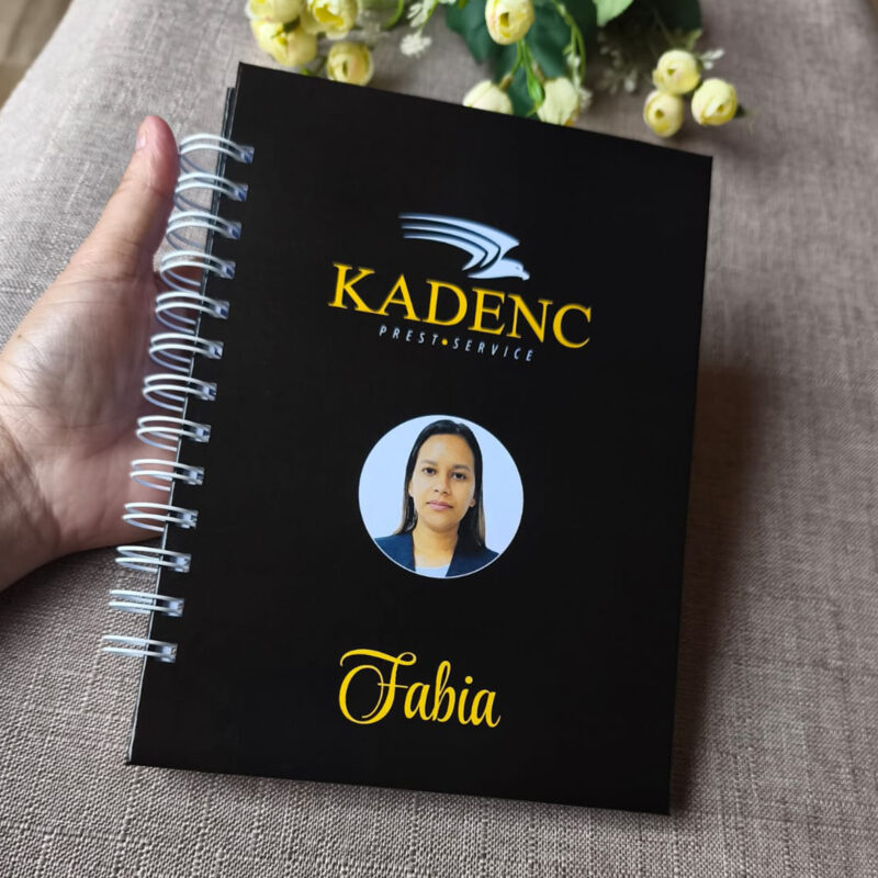 Caderno Personalizado Pautado | Corporativo - A5  - Miolo a escolha