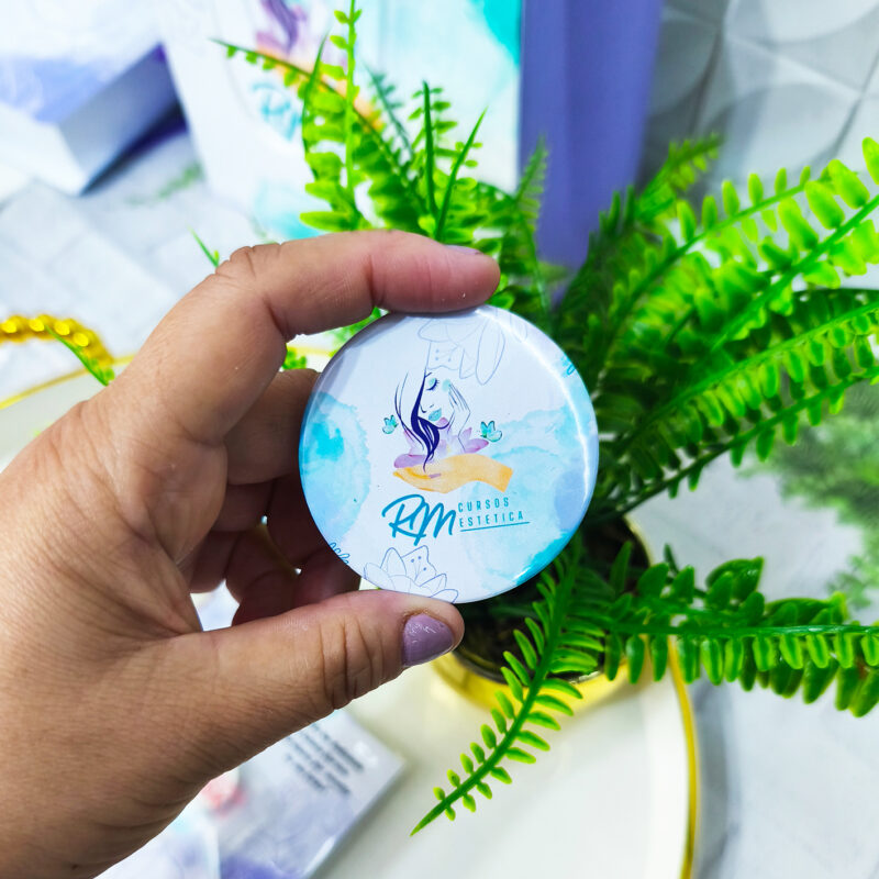 Imã de geladeira personalizado | Botton Imã 5x5