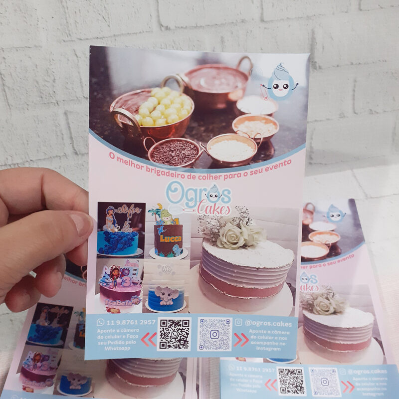 Folheto 10x14cm Personalizado | O Material de Divulgação Perfeito para seu Negócio