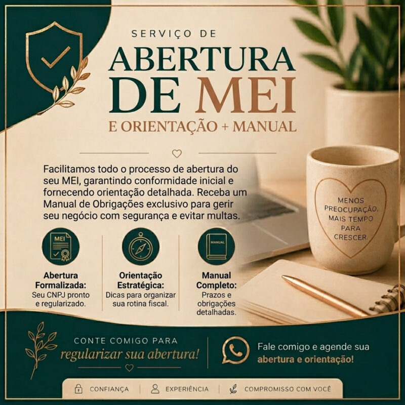 Abertura de MEI com CNAE Correto