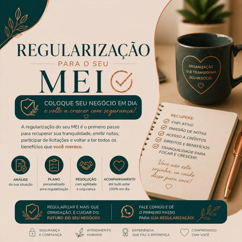 Regularização de MEI – Recuperação Completa do CNPJ