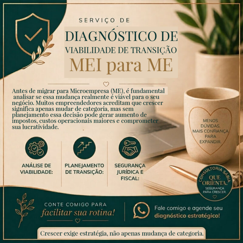 Diagnóstico de viabilidade MEI para ME